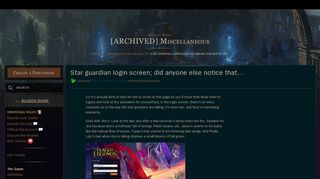 
                            13. Star guardian login screen; did anyone else notice that ...