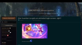 
                            6. Star Guardian Lux gets an animated login screen, right? - League ...