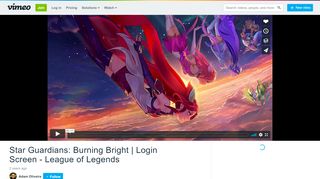 
                            11. Star Guardians: Burning Bright | Login Screen - League of Legends on ...