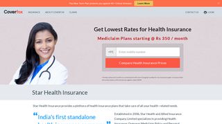 
                            8. Star Health Insurance - Coverfox.com