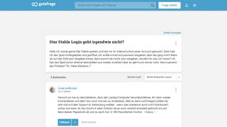 
                            12. Star Stable Login geht irgendwie nicht? (MMORPG, star-stable ...