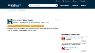 
                            4. Star Trek Ringtones - Soundboard.com - Create & Download Free ...