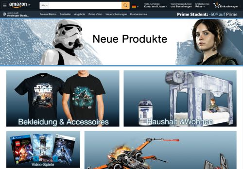 
                            3. Star Wars - Amazon