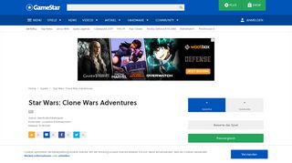 
                            3. Star Wars: Clone Wars Adventures - Alle News und Aktuelles zum ...