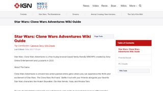 
                            7. Star Wars: Clone Wars Adventures Wiki Guide - IGN