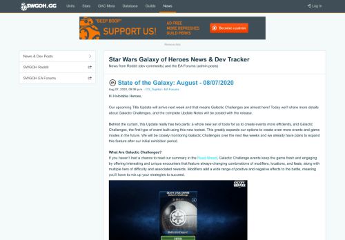 
                            10. Star Wars Galaxy of Heroes News & Dev Tracker · SWGOH.GG