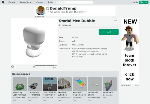 
                            4. Star86 Mee Dubble - Roblox