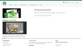 
                            2. Starbucks Card | Starbucks Coffee Company