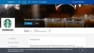 
                            10. Starbucks Coffee Switzerland GmbH - 4 Stellenangebote auf jobs.ch