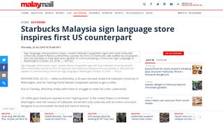 
                            11. Starbucks Malaysia sign language store inspires first US ...