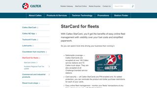 
                            2. StarCard for fleets | Caltex