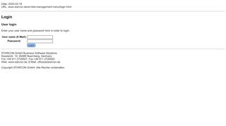 
                            5. STARCON GmbH: Login