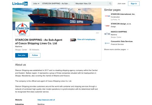 
                            9. STARCON SHIPPING - As Sub-Agent of Cosco Shipping Lines Co ...