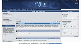 
                            11. Starcraft 2 login screen freeze - TeamLiquid