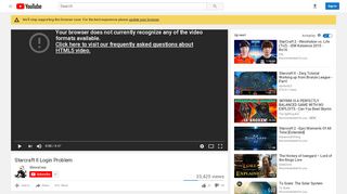
                            6. Starcraft II Login Problem - YouTube