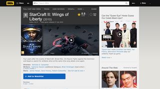 
                            10. StarCraft II: Wings of Liberty (Video Game 2010) - IMDb