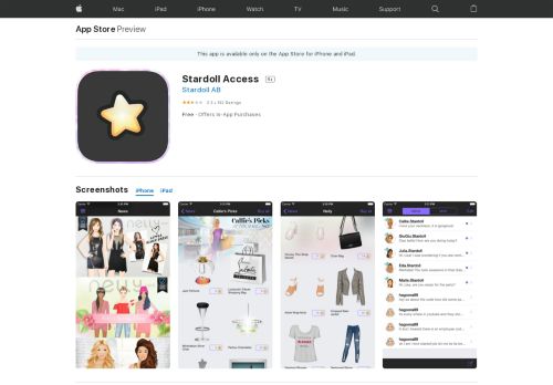 
                            13. Stardoll Access on the App Store - iTunes - Apple