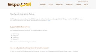 
                            9. Starface Integration Setup | EspoCRM | Open Source CRM