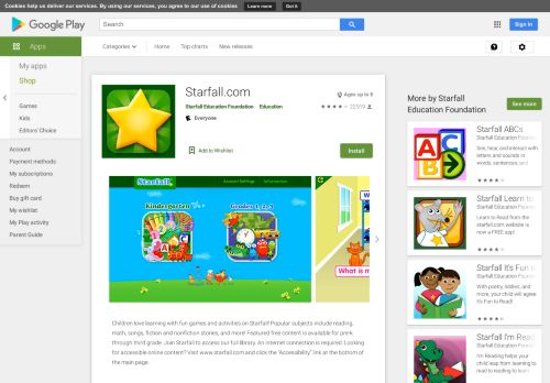 
                            2. Starfall Free & Member - Apps on Google Play