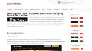 
                            6. Stargames Login - Der Zugang zum Online Casino im Check