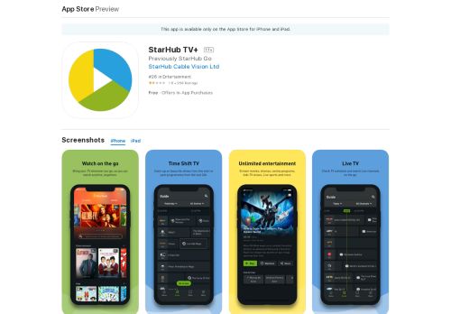 
                            9. StarHub Go on the App Store - iTunes - Apple