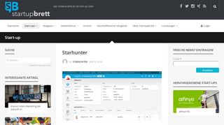 
                            7. Starhunter - StartupBrett