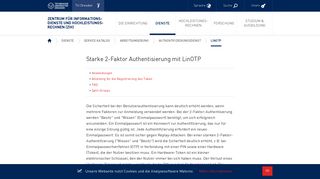 
                            9. Starke 2-Faktor Authentisierung mit LinOTP — Zentrum für ...