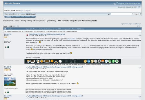 
                            12. [StarMiner] - ARM controller image for your ASIC mining needs ...