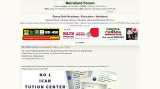 
                            9. Starry Gold Academy - Education - Nigeria - Nairaland Forum