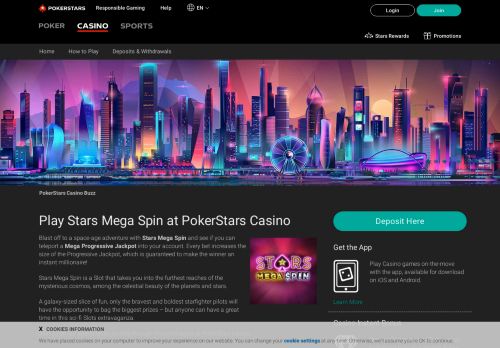
                            11. Stars Mega Spin - PokerStars Casino
