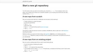 
                            12. Start a new git repository - Karl Broman
