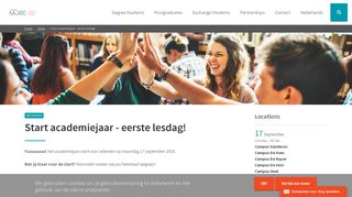 
                            3. Start academiejaar - eerste lesdag! | Agenda | Thomas More