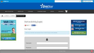 
                            5. Start an Activity (Login) - BlueStar