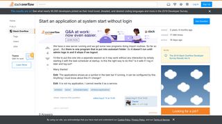 
                            6. Start an application at system start without login - Stack Overflow