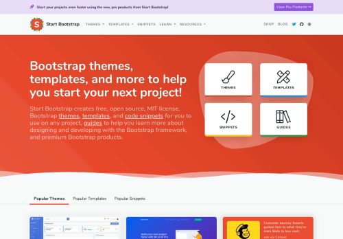 
                            11. Start Bootstrap: Free Bootstrap Themes, Templates, Snippets, and ...