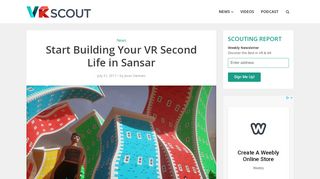 
                            12. Start Building Your VR Second Life in Sansar - VRScout