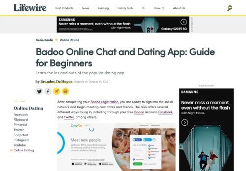 
                            8. Start Chatting on Social Dating App Badoo - Lifewire