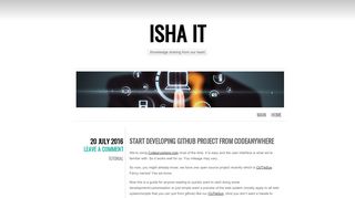 
                            6. Start developing Github project from Codeanywhere | ISHA IT