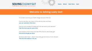 
                            4. Start Here - Solving Leaky Gut