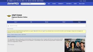 
                            8. start issue - Digimon Masters Online Message Board for PC ...