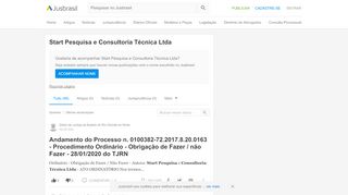 
                            10. Start Pesquisa e Consultoria Técnica Ltda - JusBrasil