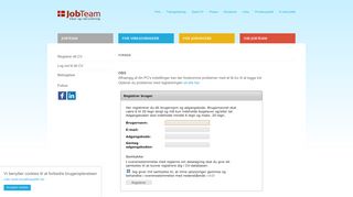 
                            2. Start registrering » JobTeam