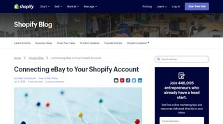 
                            4. Start Selling on eBay with Shopify