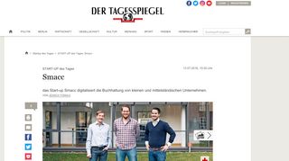 
                            12. START-UP des Tages: Smacc - Startup des Tages - Tagesspiegel