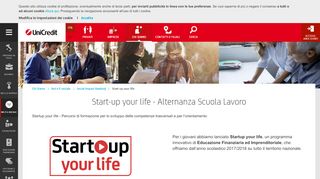 
                            1. Start-up your life - UniCredit Banca