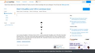 
                            4. Start VirtualBox and VM in windows boot - Stack Overflow