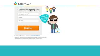 
                            3. Start with retargeting - Adcrowd