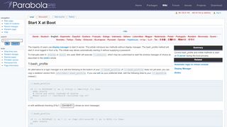 
                            12. Start X at Boot - ParabolaWiki - Parabola GNU/Linux-libre