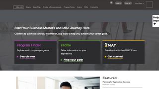 
                            2. Start Your Business Master's and MBA Journey Here | mba.com