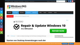 
                            13. Starten von Desktop Anwendungen nach der Windows Anmeldung ...